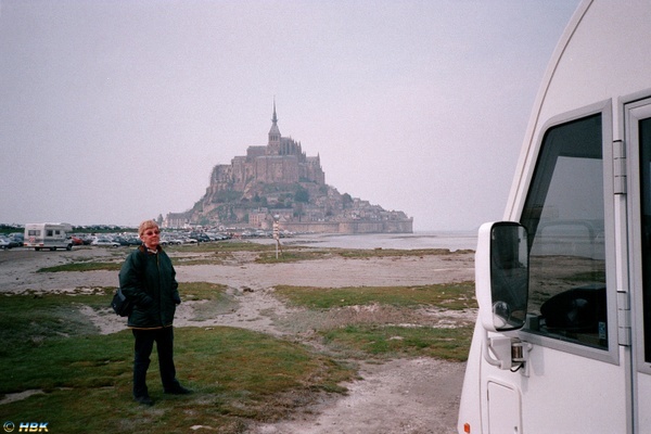 000409 Frankrike, Le mont S:t Michel