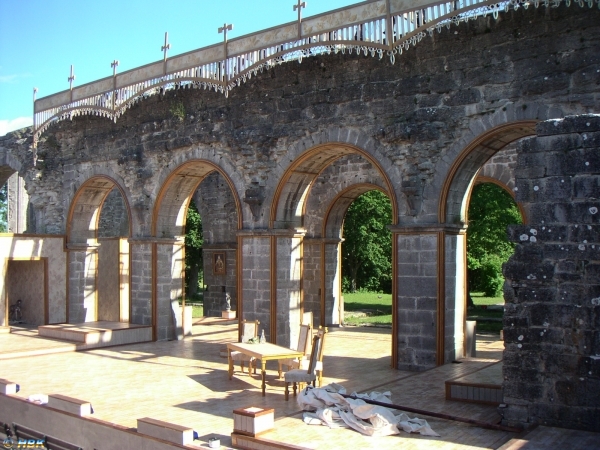 030611 Gotlandsresan, Roma klosterruin