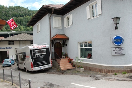 Fiatverkstad I Italien