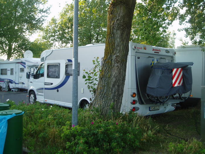 Husbilen I Heiligehafen  Redo För Utlandsresan