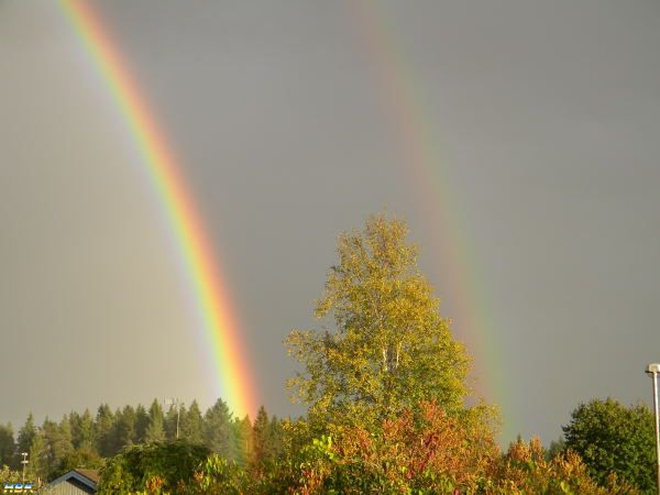 Regnbågen över Myresjöhimlen