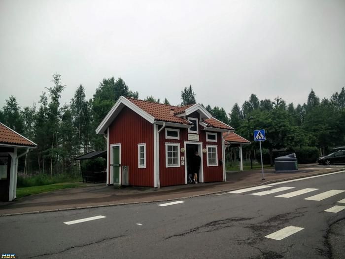 Sickelsta Rastplats, Norrgående