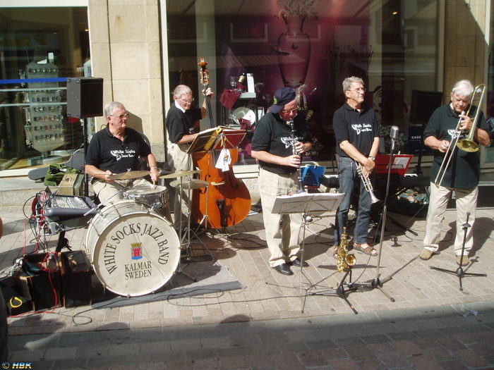svenskt jazzband i Wismar