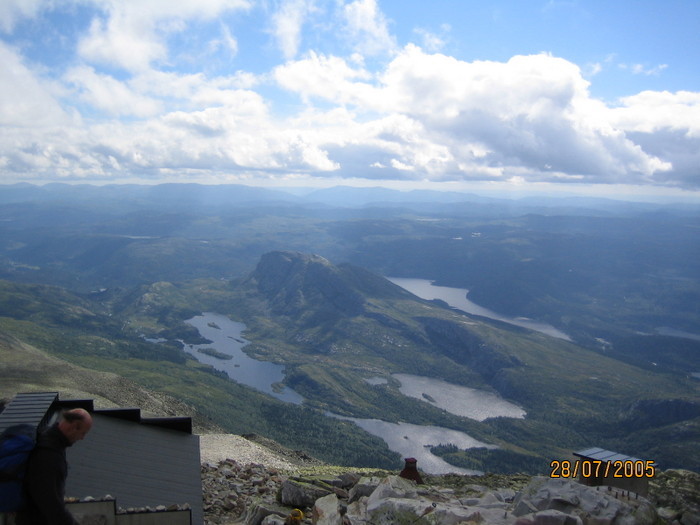 Utsikt från Gaustatoppen