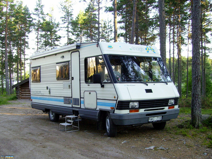 Vår första husbil år 2000